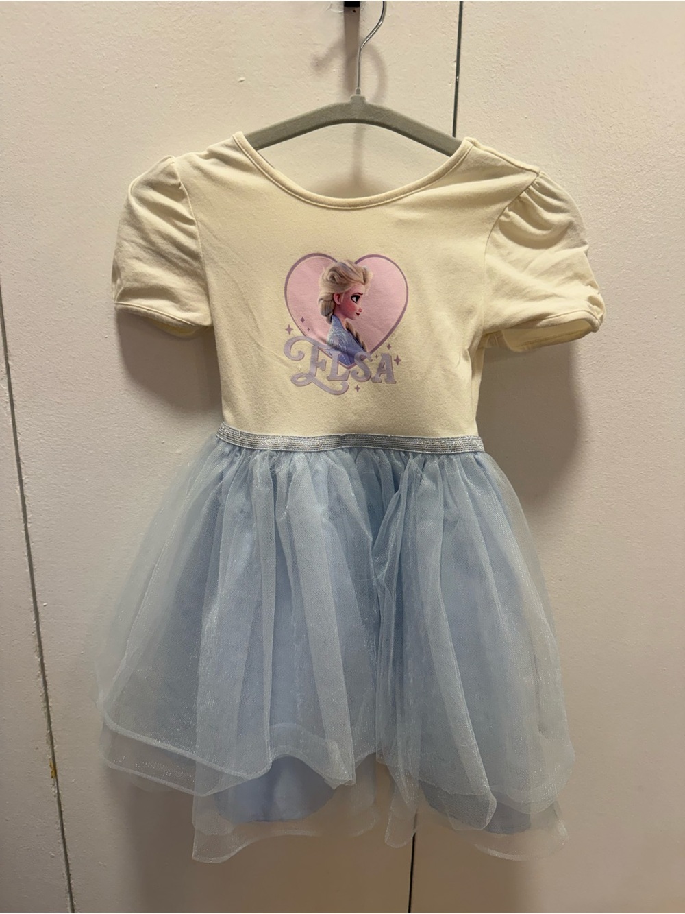 Elsa Light Blue & Cream Tulle Dress
